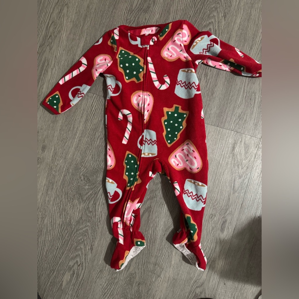 Christmas pajamas 12 months